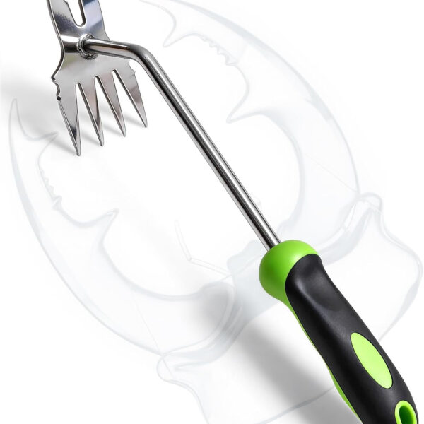 69ecdca8377f93a7753a0fad132990dbd5b96491be29e591c89b4.jpg Hand Weeder Puller Tool, Heavy-Duty Stainless Steel Root Removal Tool with Ergonomic Non-Slip Handle, Manual Dandelion Remover for Garden Lawn Yard, Handheld Weeding Tool for Deep Roots, 1 Pack