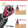69ecddb6b6f4f992497812d6d301038e7e0f54fcf472b24afe11c.jpg 9 PCS Countersink Drill Bits Set, 5PCS Two-Flute TCT Alloy Tapered Drill Bits and Adjustable Depth Stop Collar, Wood Countersink Bit with Wrench for 82 Degree Woodworking, Plywood and MDF DIY