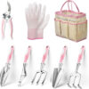 69ee2a02e229fac6c8611f784c61e1be21fe3638faaef8b7f01ca.jpg Garden Tools, 8 Piece Heavy Duty Gardening Tools Set with Non-Slip Rubber Grip, Stainless Steel Garden Tool, Gifts for Kids, Women, Husbands, and Parents